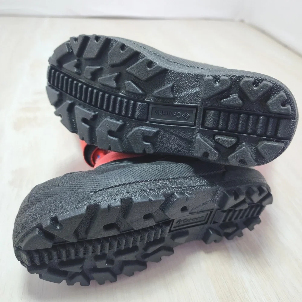 Columbia Rope Tow III Kids Waterproof Snow Boots Pink Red 200g Insulation 13